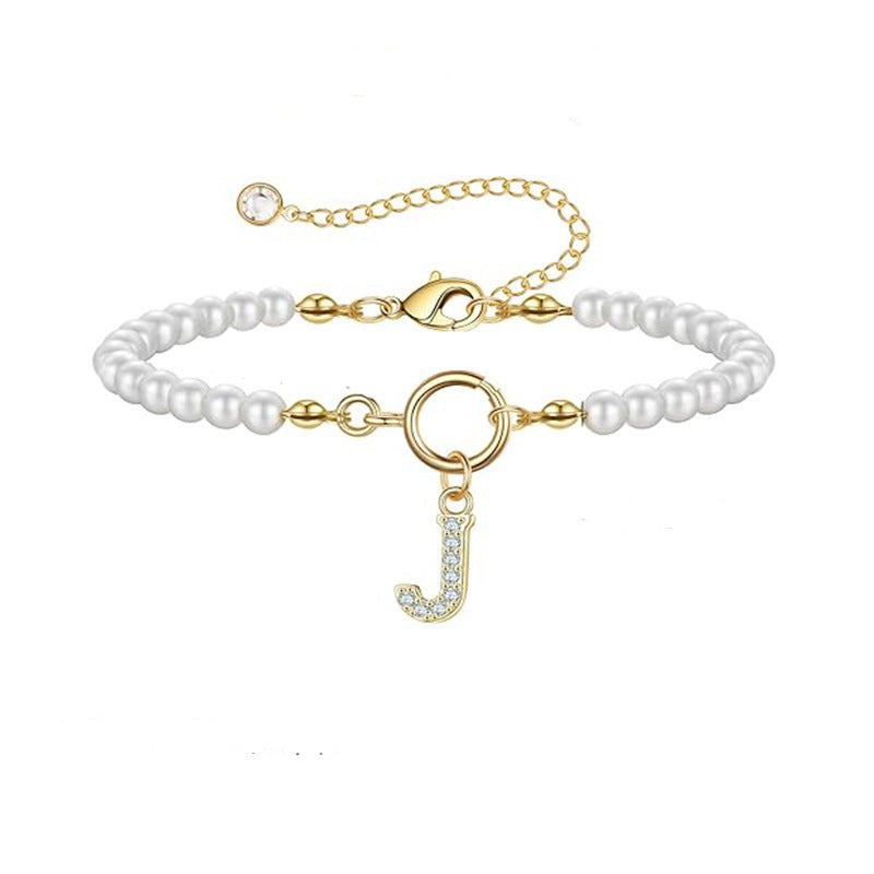 Bracelets avec lettres Auden Key | Or