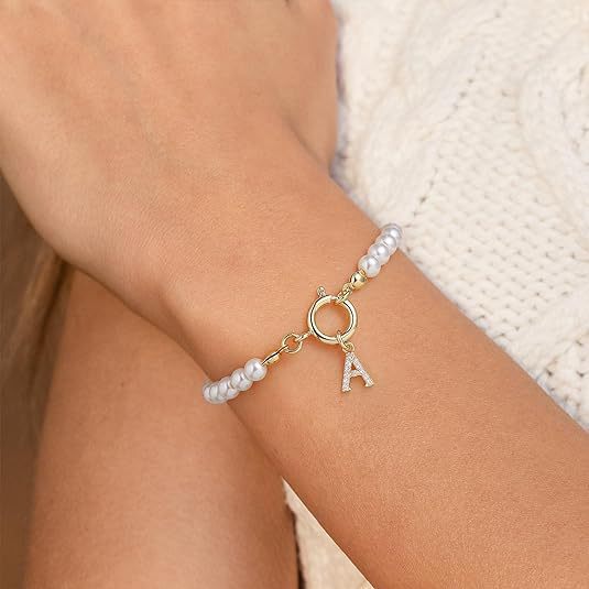 Bracelets avec lettres Auden Key | Or