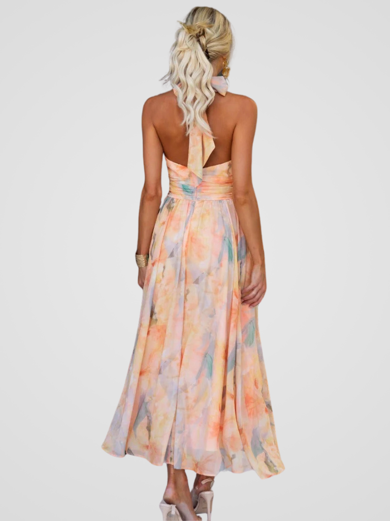 Elviana | Robe Midi Élégante