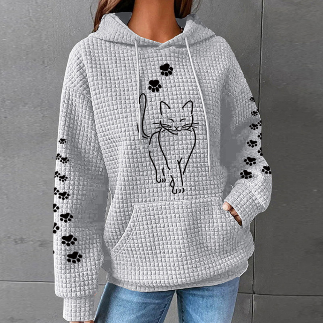 Nicole – Sweat-shirt confortable et chaud pour femme avec capuche