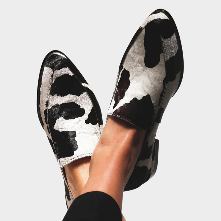 Becca - Chaussures à Imprimé Vache