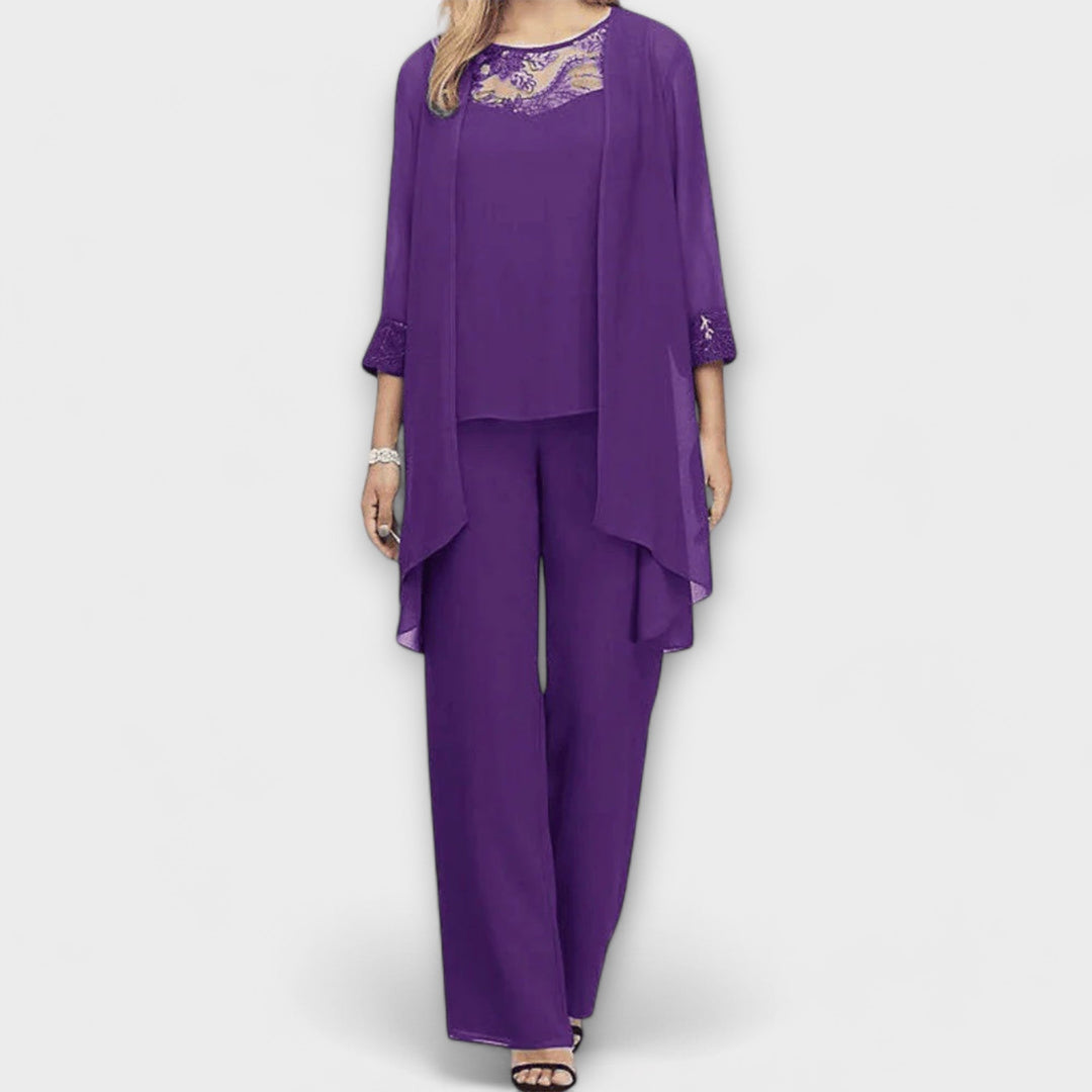 Constance - Ensemble de 3 pièces avec cardigan