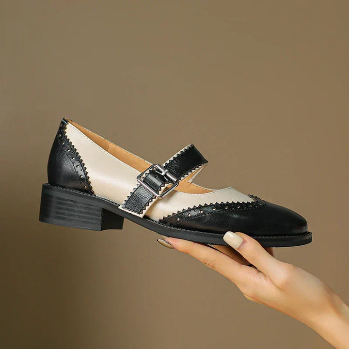 Nadine | Mary Janes en cuir