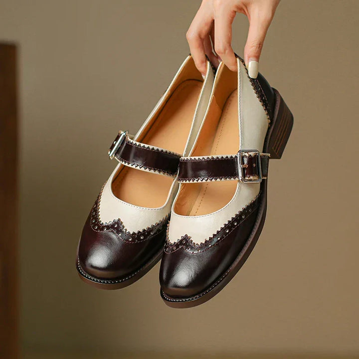 Nadine | Mary Janes en cuir