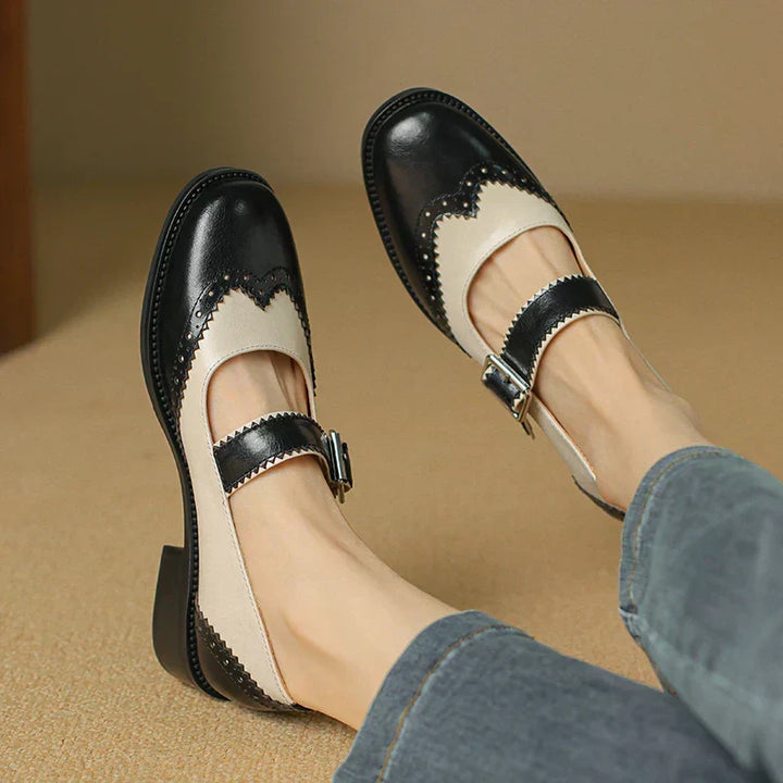 Nadine | Mary Janes en cuir