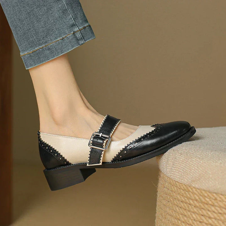 Nadine | Mary Janes en cuir