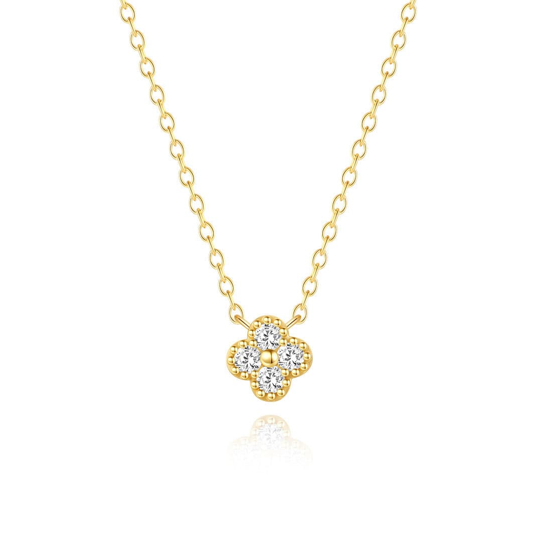 Ève – Collier en argent avec pierre délicate