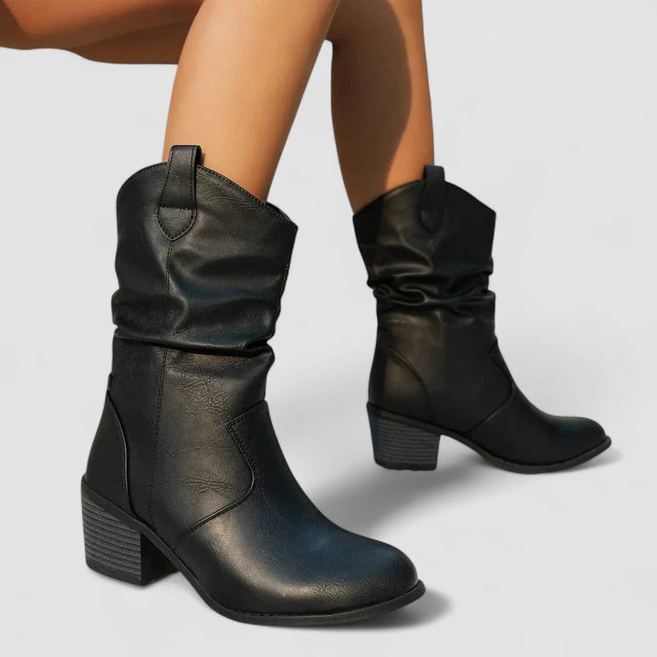 Claire | Bottes en cuir orthopédique
