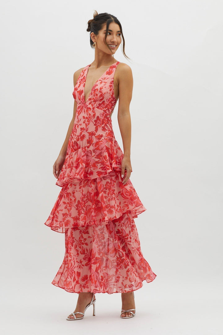 Taviana | Robe Midi Sophistiquée