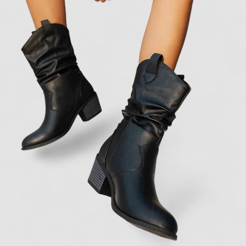 Claire | Bottes en cuir orthopédique