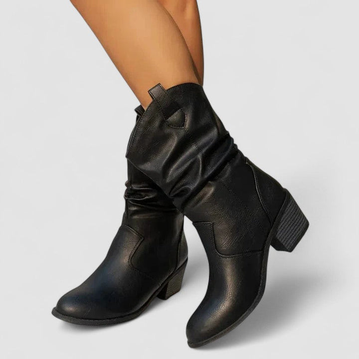 Claire | Bottes en cuir orthopédique