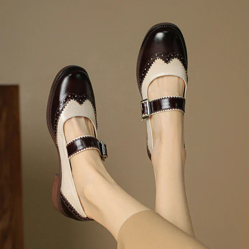 Nadine | Mary Janes en cuir