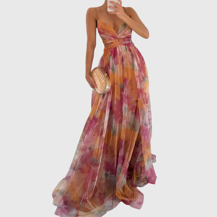 Caroline | Robe Maxi Fleurie