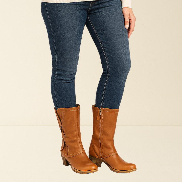 Fanny | Bottes mi mollet d'automne