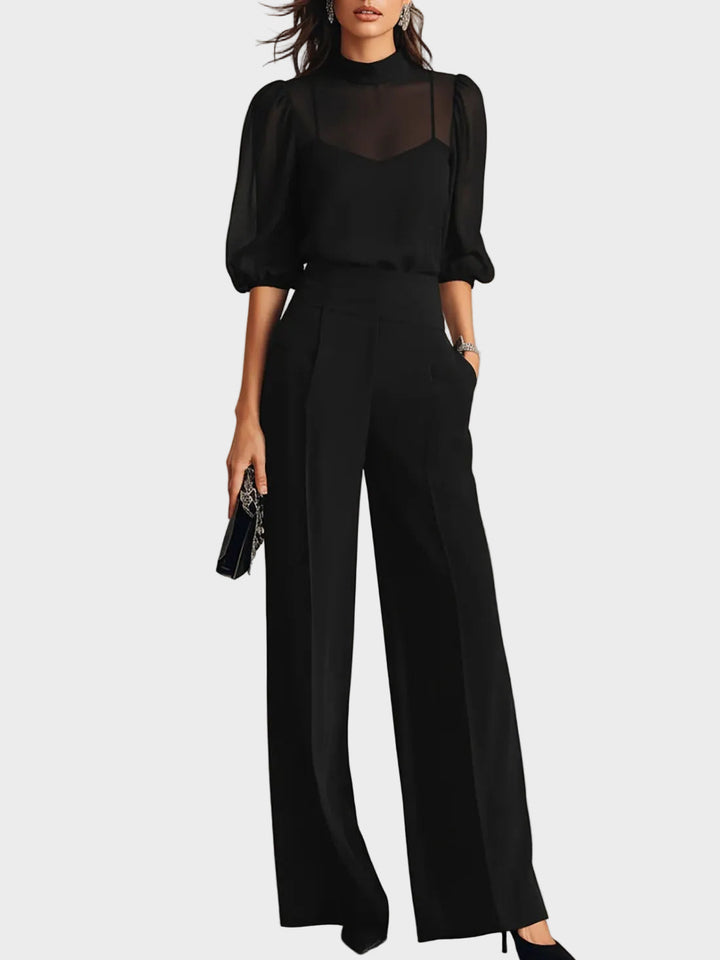 Clarisse – ensemble avec pantalons larges