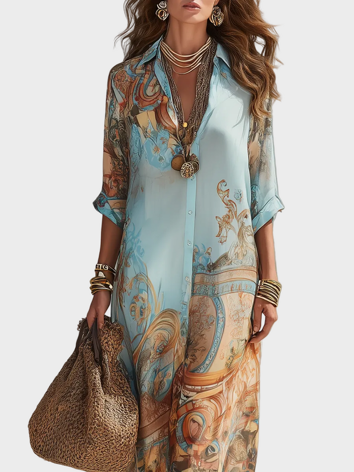 Loisa - Robe Maxikleid Méditerranéenne