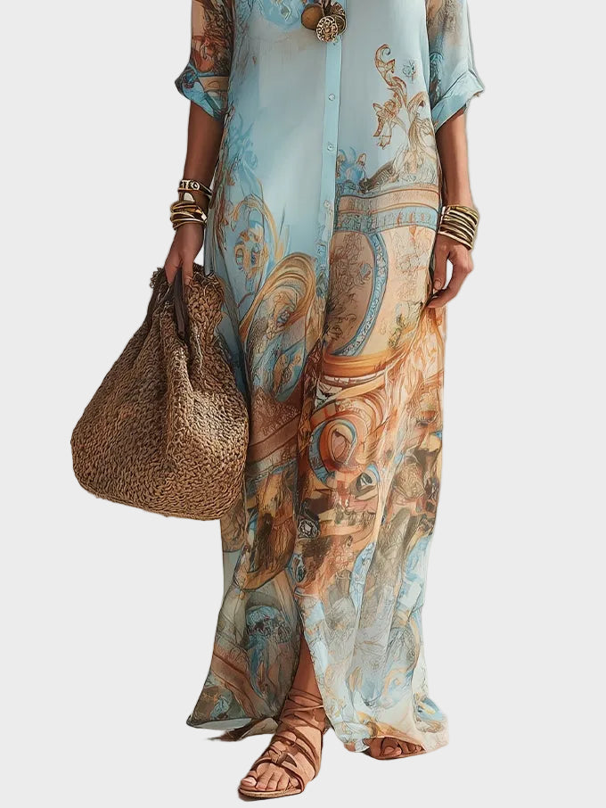 Loisa - Robe Maxikleid Méditerranéenne