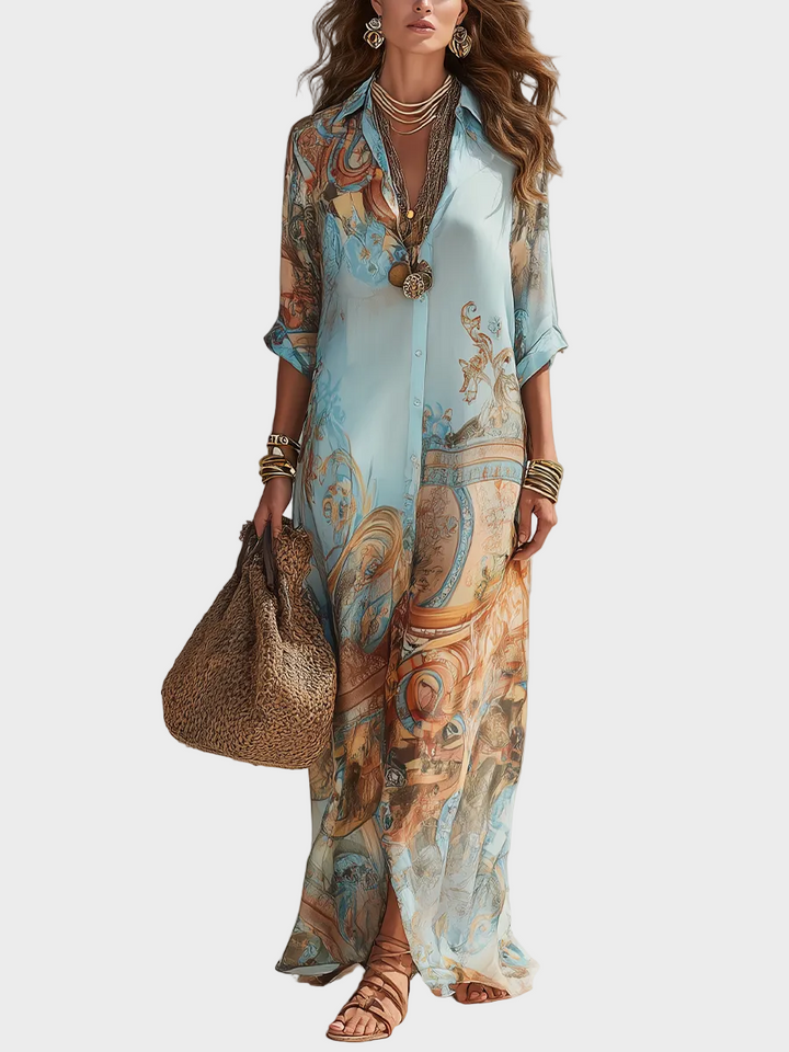 Loisa - Robe Maxikleid Méditerranéenne