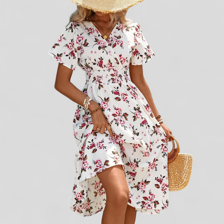 Gretalise | Robe Midi d'Été Confortable