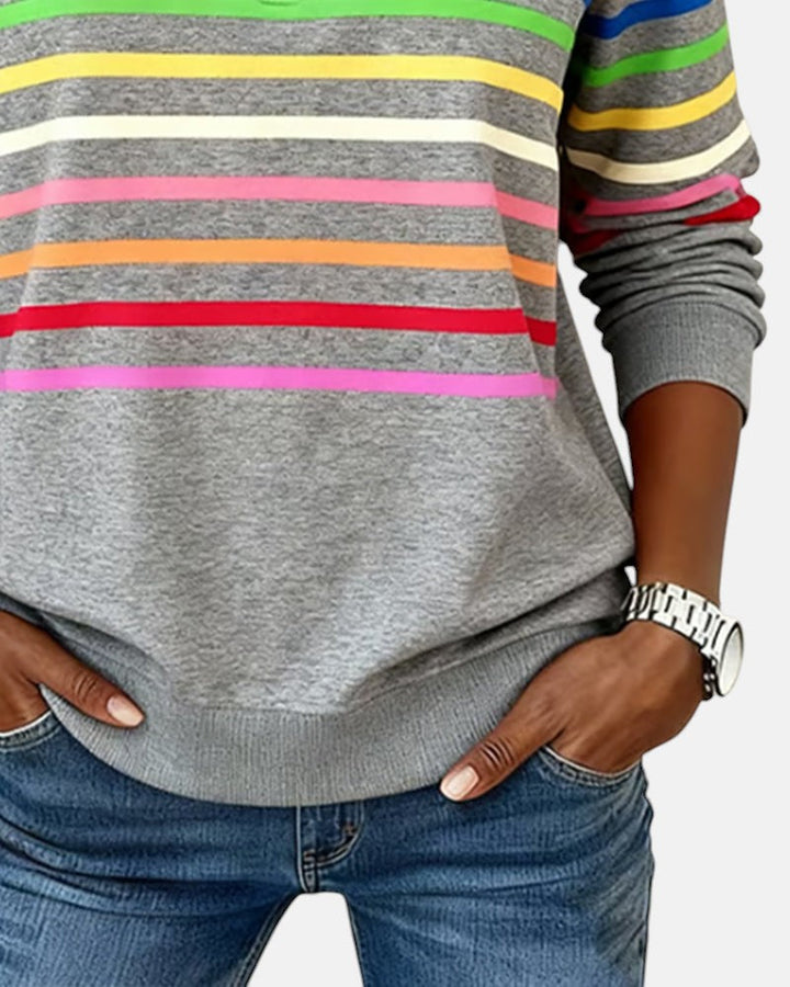 Andrea – Pull à rayures pour femme