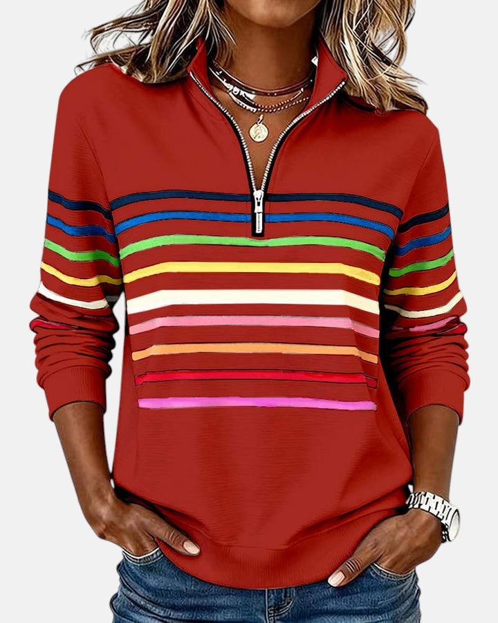 Andrea – Pull à rayures pour femme