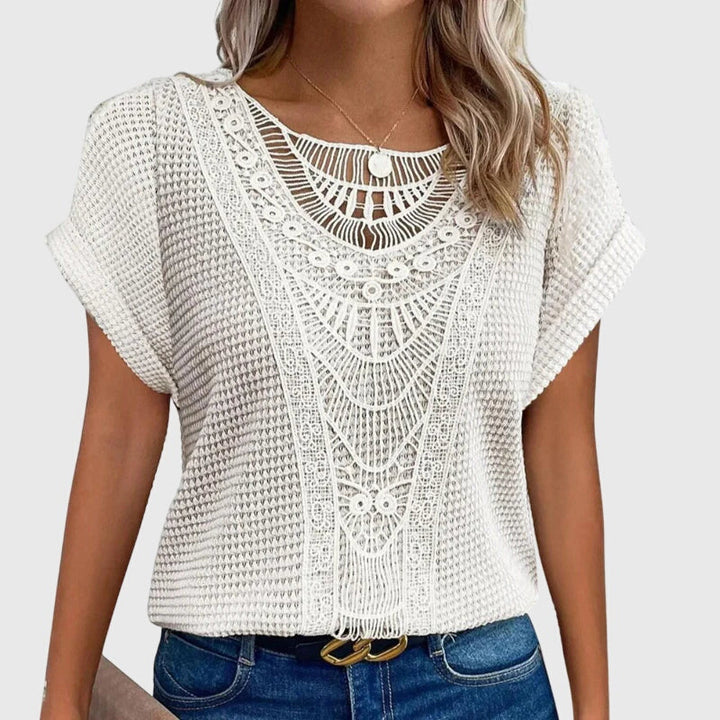 Lucie | Blouse Élégante Style Ibiza