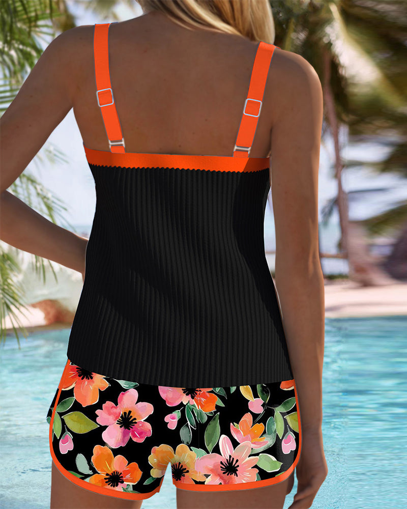 Élise | Tankini Deux Pièces Élégant