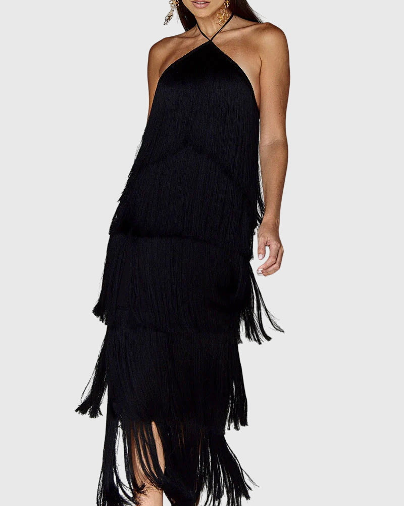 Monique | Robe à Franges