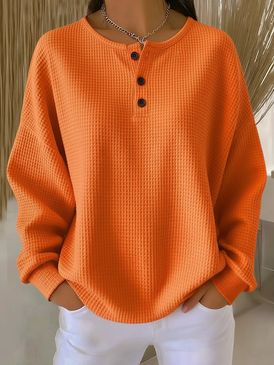 Michèle – Pull femme élégant avec boutons