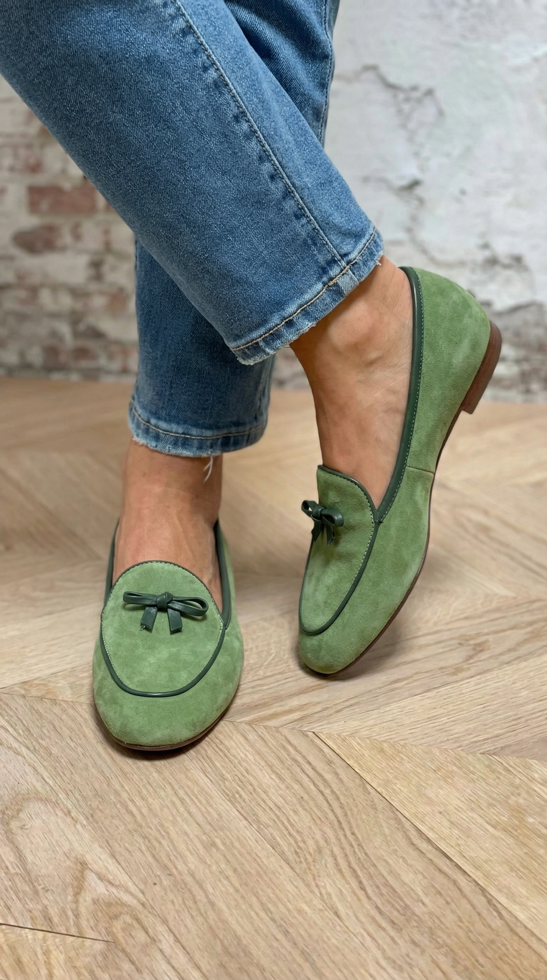 Geneviève - Chaussure Plate Élégante avec Nœud
