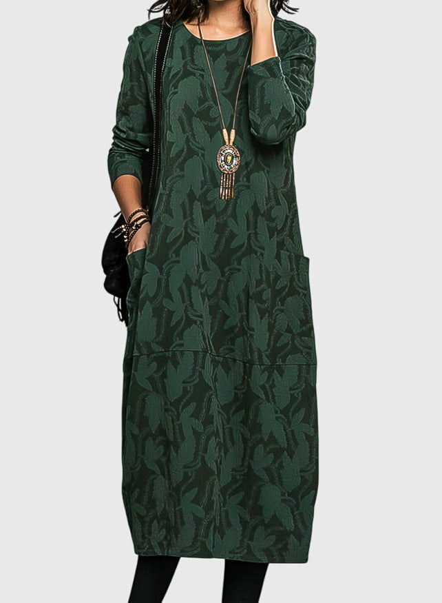 Victoria | Robe Décontractée à Col Rond