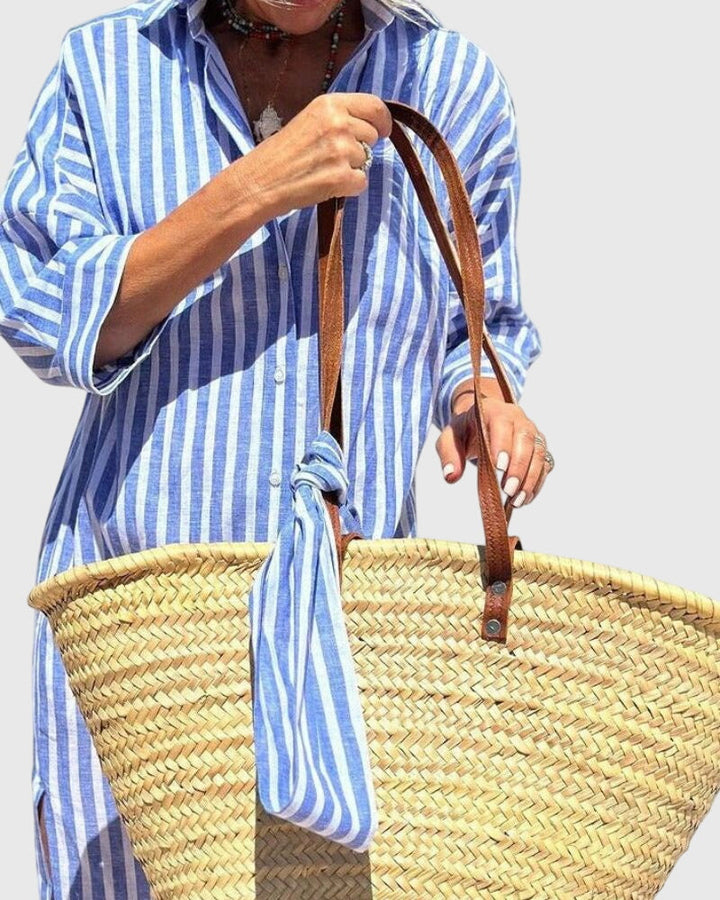 Ellen | Robe Rayée Classique