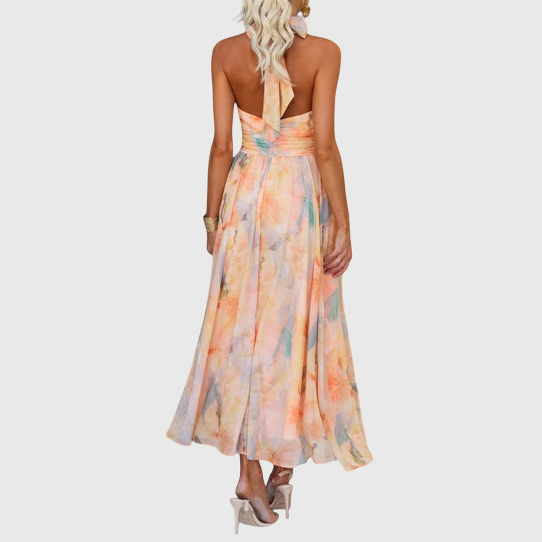 Nicole | Robe Maxi à Dos Nu