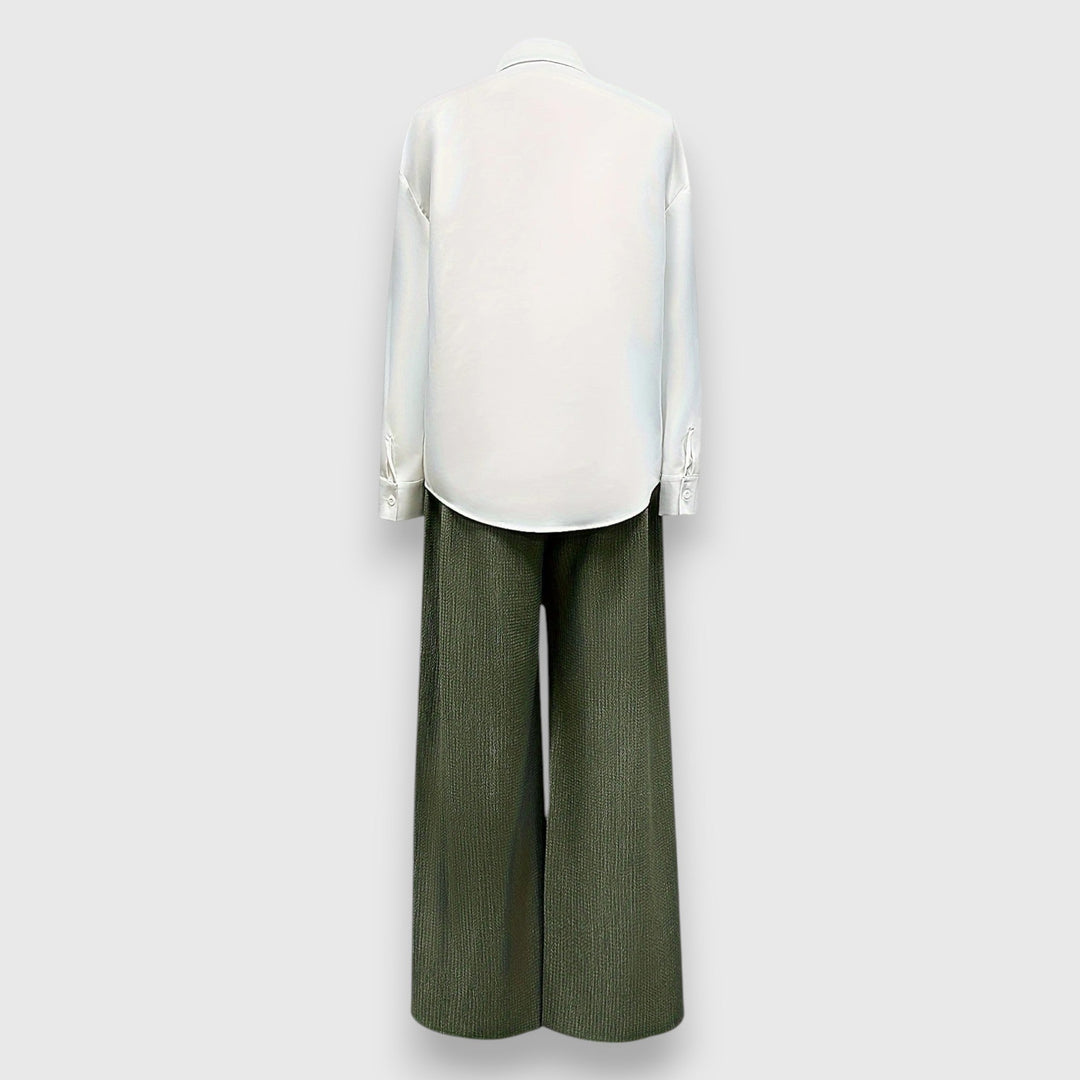 Catherine - Ensemble en style bicolore