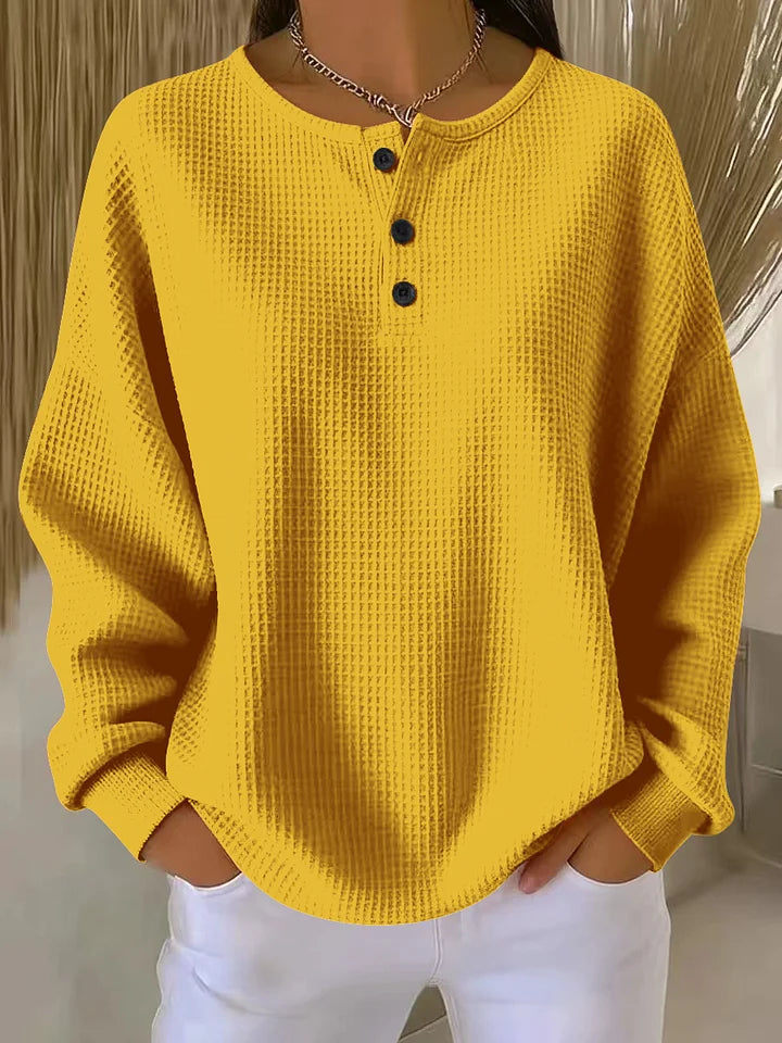 Michèle – Pull femme élégant avec boutons