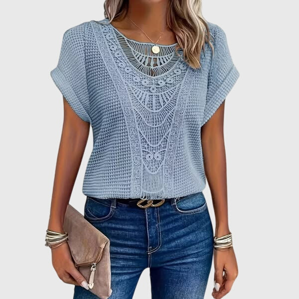 Lucie | Blouse Élégante Style Ibiza