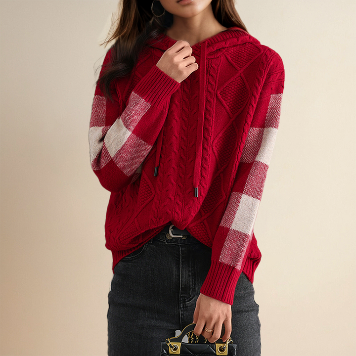 Emily | Pull à Capuche en Tresse