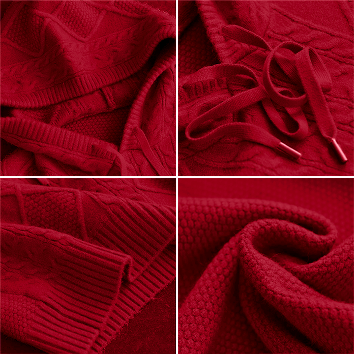 Emily | Pull à Capuche en Tresse