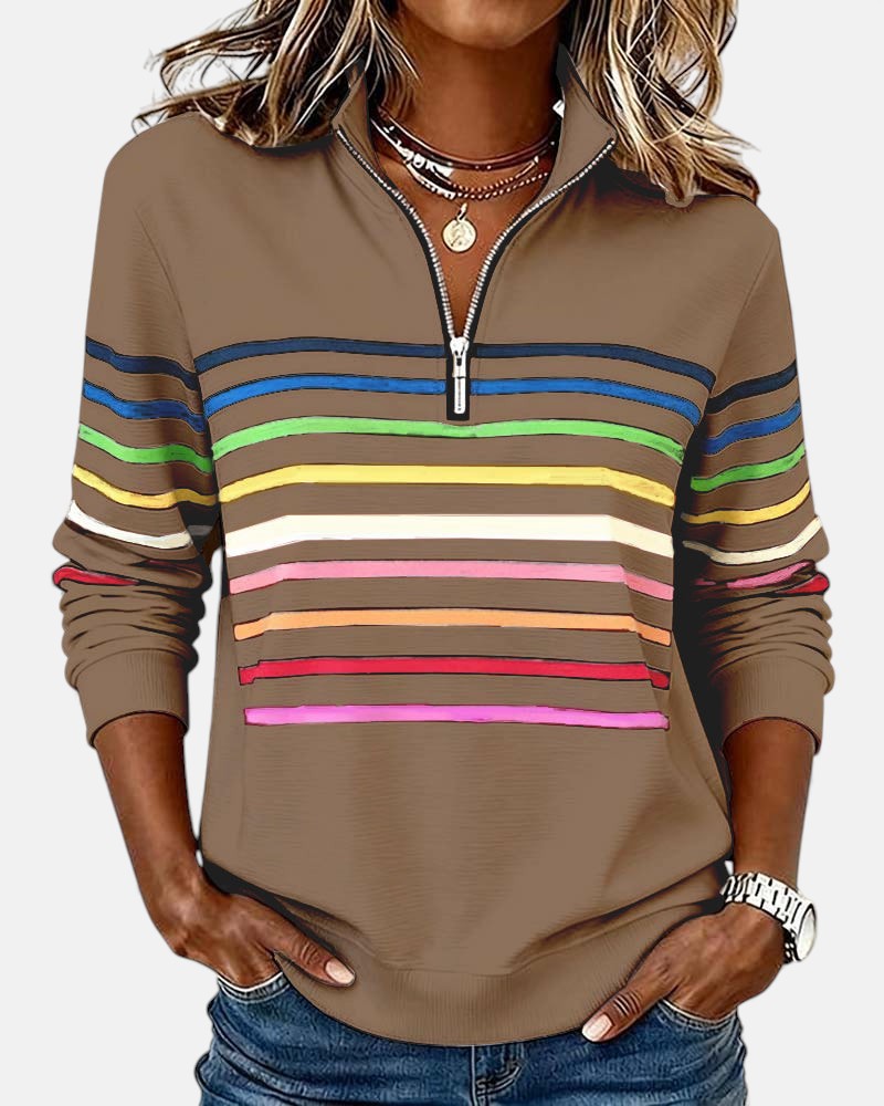 Andrea – Pull à rayures pour femme