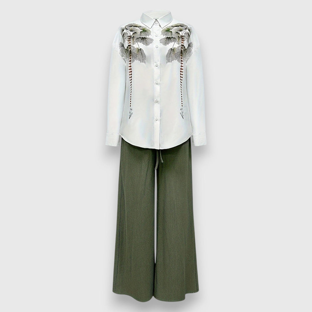 Catherine - Ensemble en style bicolore