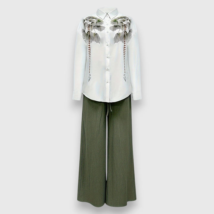 Catherine - Ensemble en style bicolore