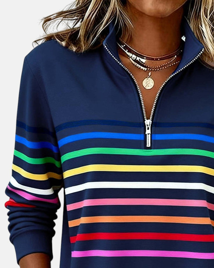 Andrea – Pull à rayures pour femme