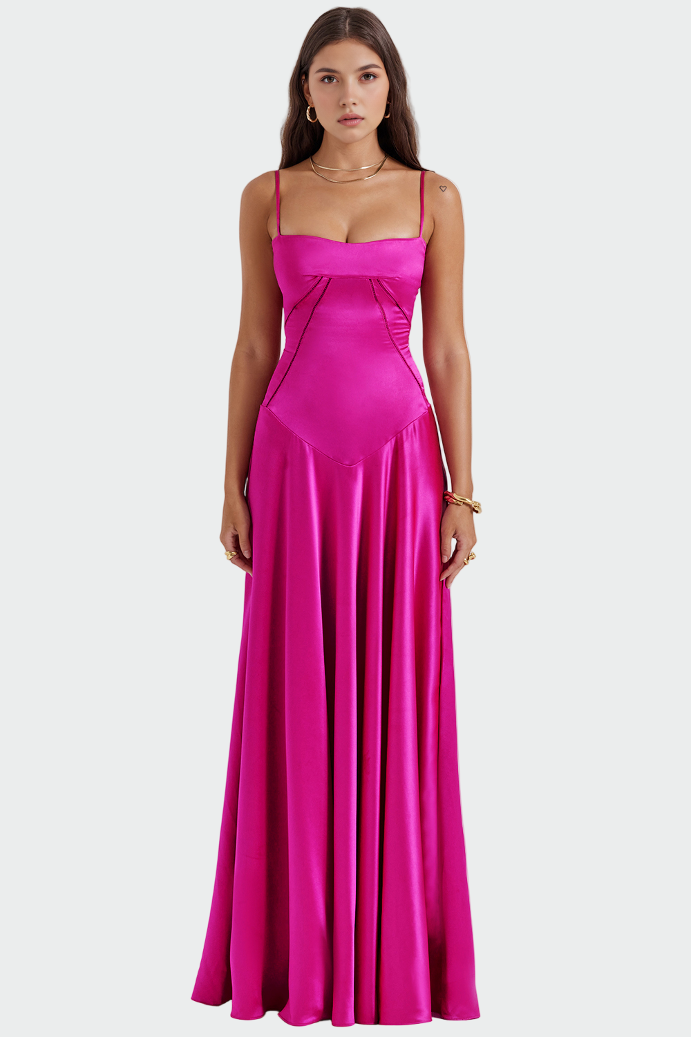 Vítězslava – Robe Satinée Femme