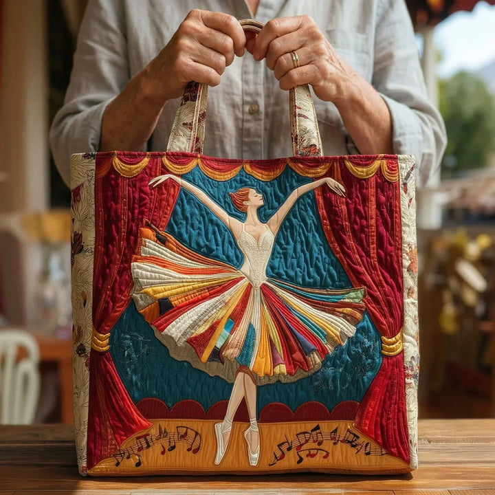 Sac Matelassé - Élégante Danseuse de Ballet