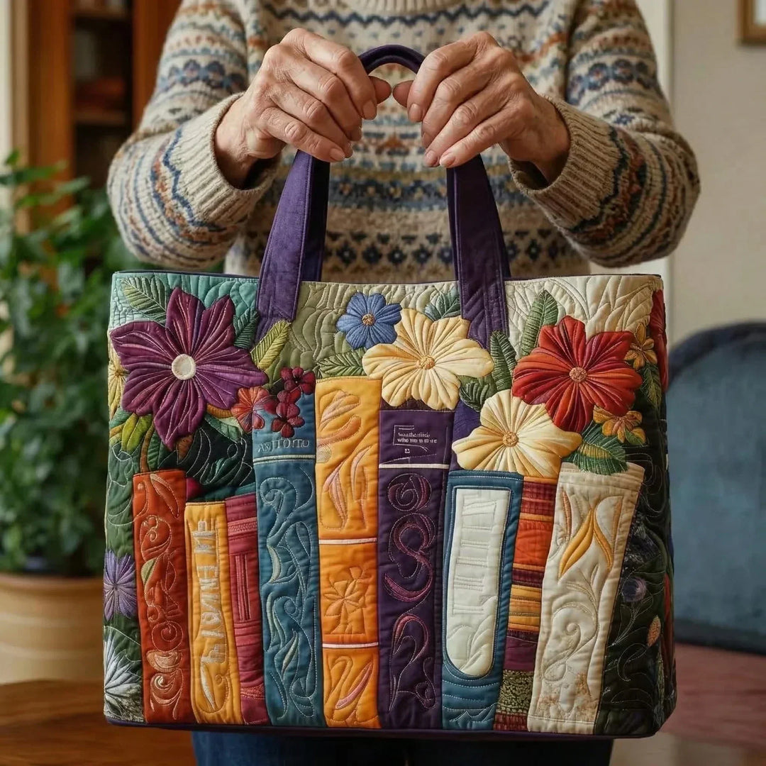Sac tote matelassé - pour les amoureux des livres