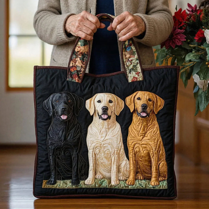Sac Artistique - Motif de Trois Labradors