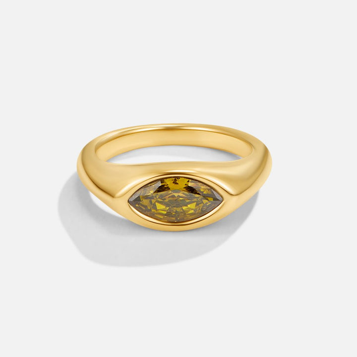 Bague en cristal vert Arizona