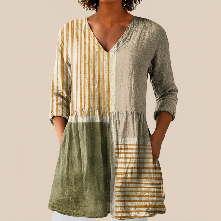 Maëve - Blouse longue imprimée