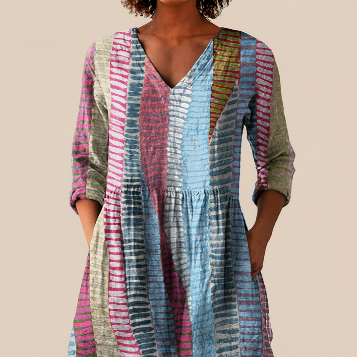Agnès - Blouse longue imprimée
