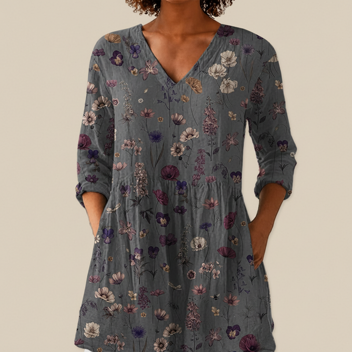 Amélie - Blouse longue imprimée